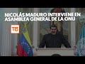 Nicolás Maduro interviene en Asamblea General de la ONU