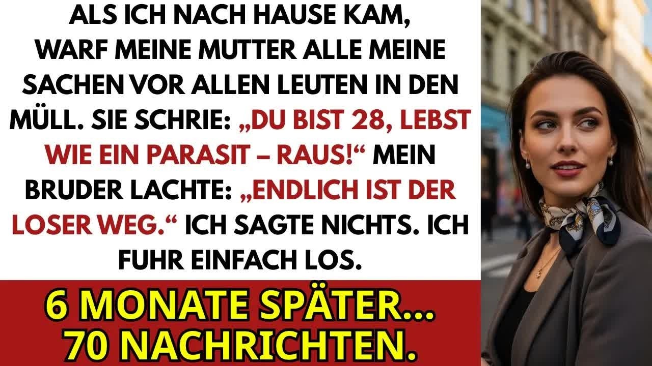 Meine Mutter Warf Bei Meiner Heimkehr All Meine Sachen In Den Müll – Sie Streamten Live…