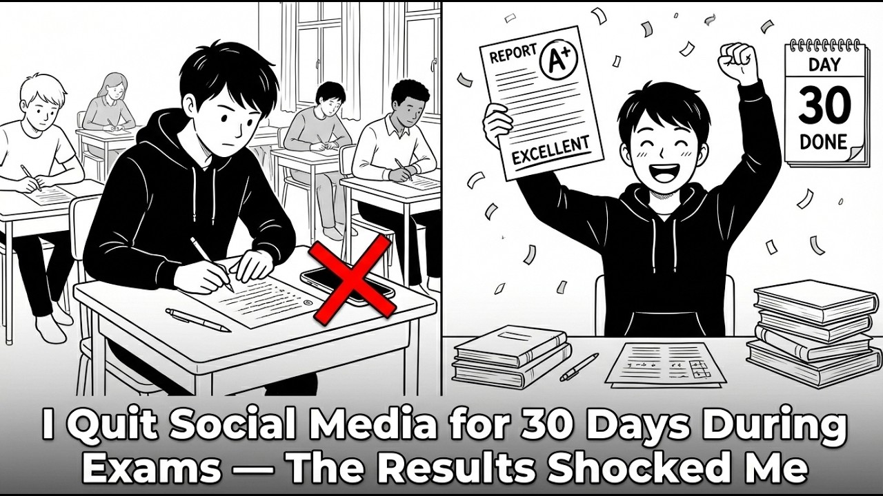 I Quit Social Media for 30 Days During Exams — The Results Shocked Me