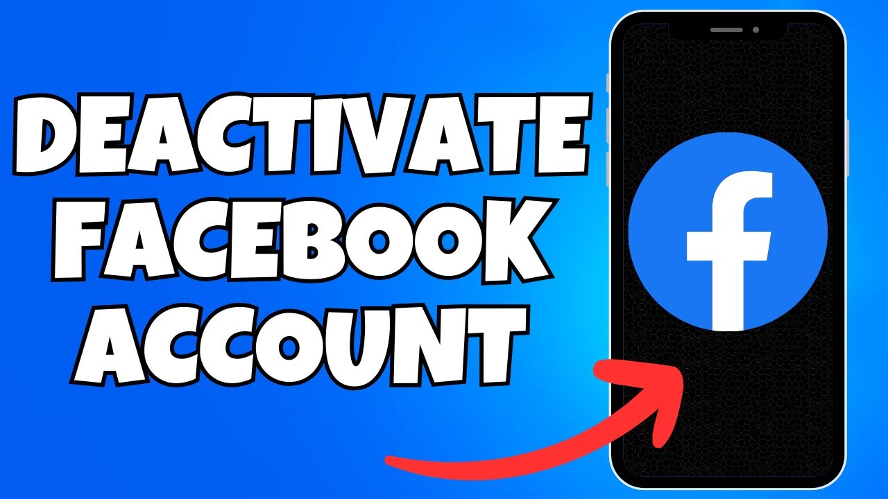 How To Deactivate Your Facebook Account - YouTube