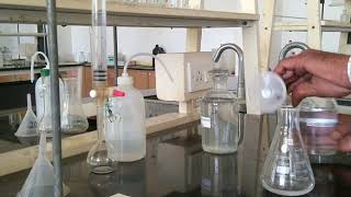 Determination of Percentage of Available Chlorine in Bleaching Powder  Iodometric Titration