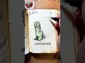 魔法の書に封じられた幻想生物 #モンスター図鑑 #幻想生物 #クリーチャー #漫画作成 #shorts