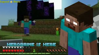 Herobrine is here Legend ⭐ stars Season1 ep01 #minecraft #herobrine #gaming