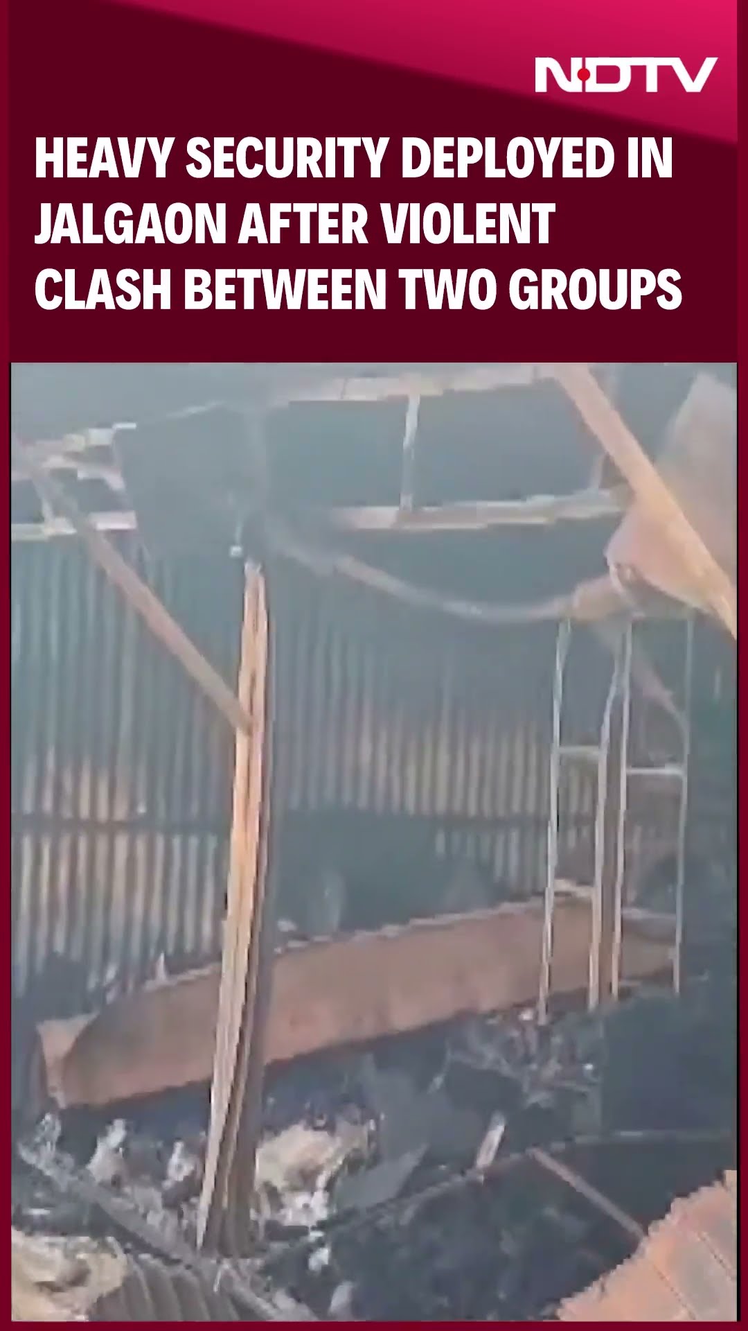 Jalgaon News | Heavy Security Deployed In Jalgaon After Clash Between Two Groups