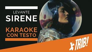 Sirene by Levante (Instrumental Version - KARAOKE CON TESTO)