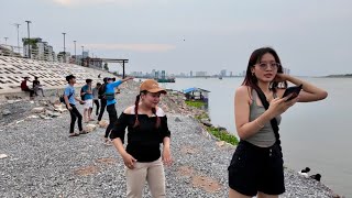 Cambodia Trip 4k: Super Relaxing, Enjoy, Walking - Phnom Penh 2024