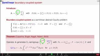Petra Csomós - Error estimates for a splitting integrator for semilinear boundary coupled systems