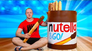 I Made A Giant 110-Pound  Nutella Go