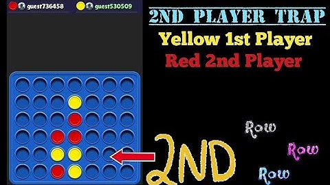 connect 4 trap second player with red