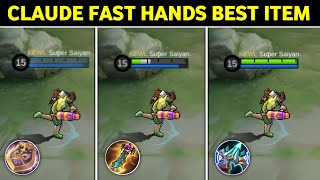BEST ITEM FOR FAST HAND CLAUDE COMBO! TOP GLOBAL CLAUDE TIPS & TRICKS