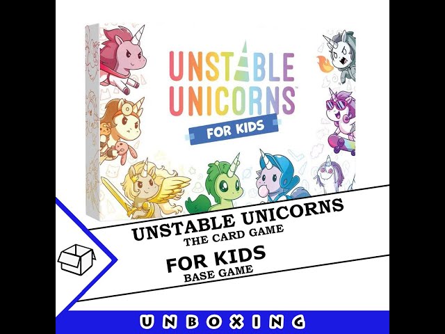 Unstable Unicorns: For Kids - Base Game - YouTube
