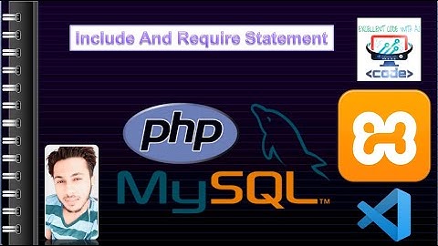 Include & require Statement || PHP || EXCELLENT CODE WITH AJ