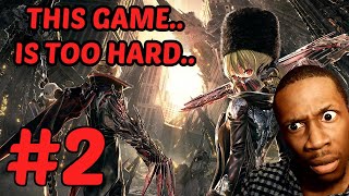 THIS GAME IS TOO HARD | First Time Playing Code Vein Part 2