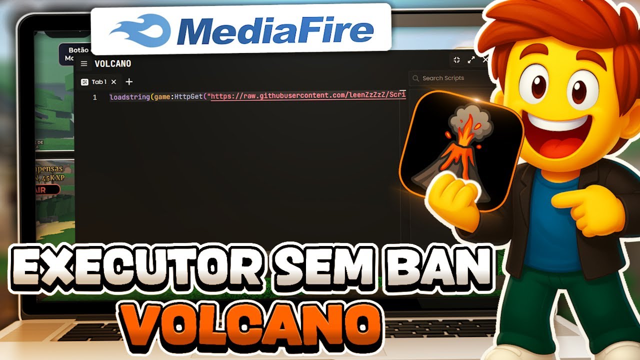 EXECUTOR de PC VOLCANO SEM BAN e EXECUTA TODOS SCRIPTS! COMO BAIXAR e ...
