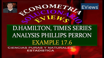 Hamilton, Times Series Analysis  Examples 17.6 Phillips Perron