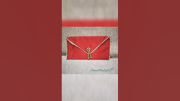 How to make Shagun Envelope from Waste Fabric | envelope/ Lifafa kaise banaye