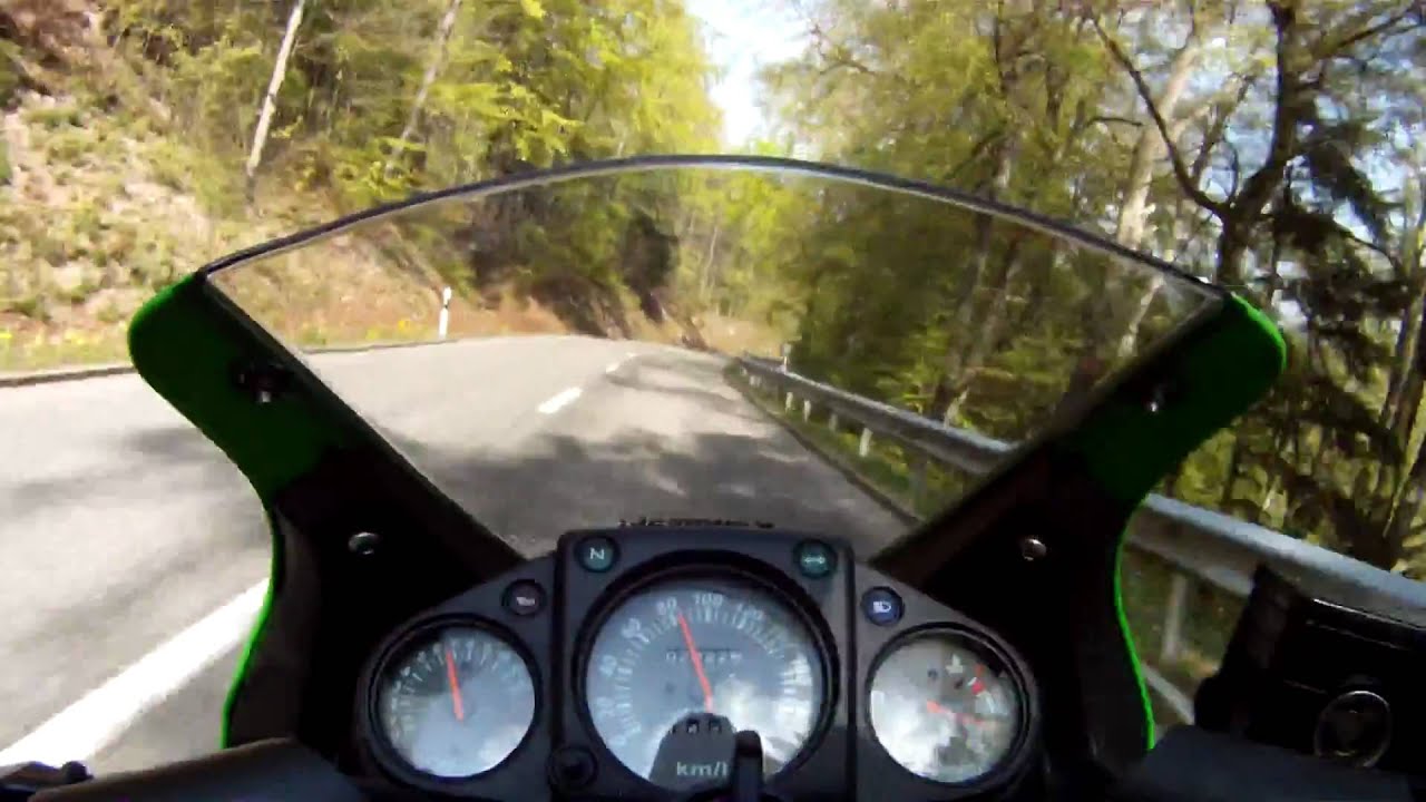 Saalhöhe Pass AG - GoPro HD Kawasaki Ninja 250R