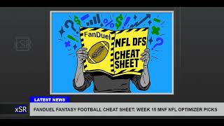 FanDuel Fantasy Football Cheat Sheet: Week 15 MNF NFL Optimizer Picks