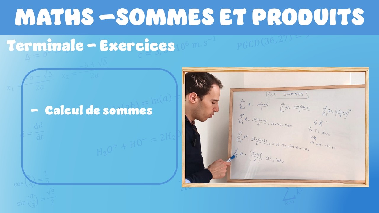 [Maths][Terminale] Calcul de sommes 1
