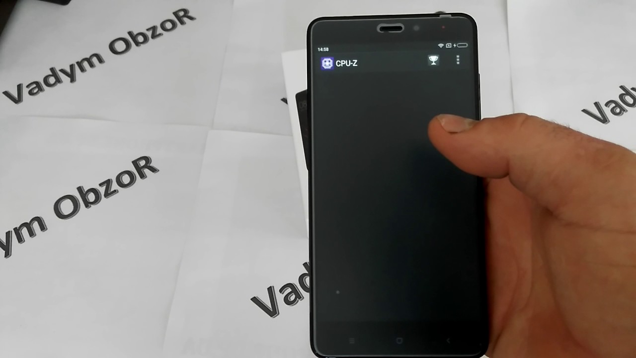 XIAOMI REDMI NOTE 4 ТЕСТ В Antutu, CPU Z