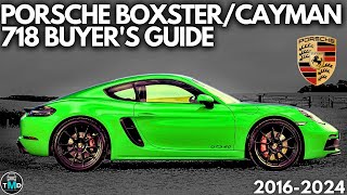 Porsche 718 Boxster / Cayman Buyers Guide 982 (2016-2024) Common faults and reliability