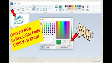 Convert RGB to HEX Color- without doing MATH -Easily & FREE