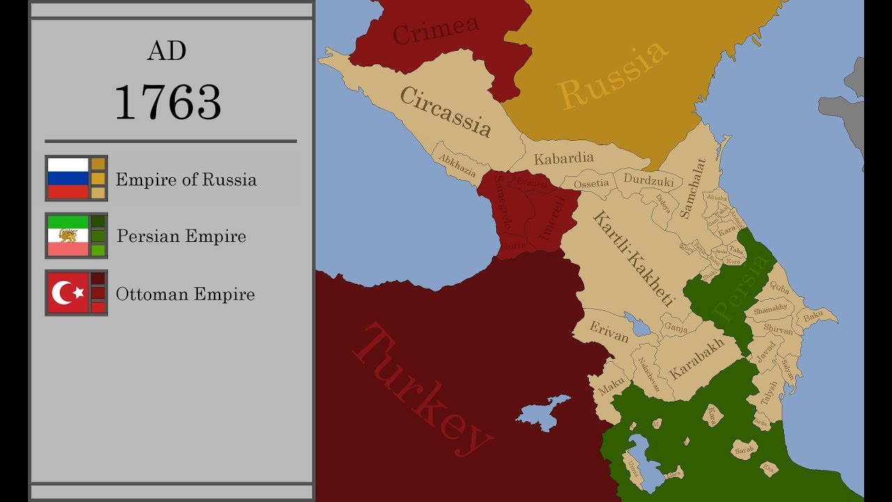 The History of the Caucasus : Every Year - YouTube