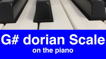 G# Dorian Scale Piano Tutorial✨