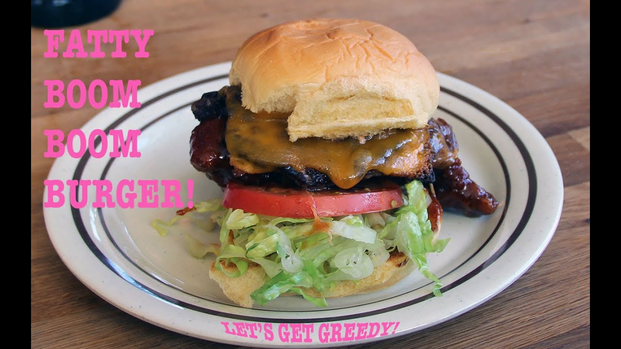 "THE FATTY BOOM BOOM BURGER" from Streetbird on Let's Get Greedy! Food Review 64 YouTube