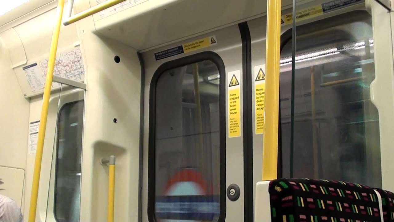 (HD) Arrival at Wembley Park onboard a fast Metropolitan Line S Stock train