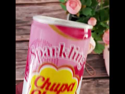 Chupa Chups-Sparkling Drink Raspberry And Cream Flavour 250ml
