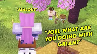 Famous Lizzie being Suspicious of Joel and Grian Wealth