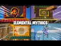 I became the AVATAR in Fortnite - ALL MYTHIC ELEMENTS GAMEPLAY (WATER, EARTH, FIRE, AIR)
