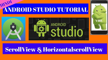 ScrollView | How to add Scrolling in android | HorizontalscrollView