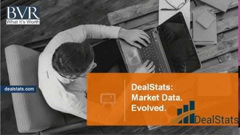 DealStats Demo - Private and public company transaction comparables