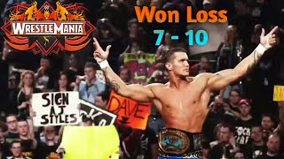 All Of Randy Orton WrestleMania Win And Loss