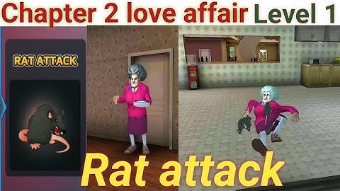 scary teacher 3d Rat attack chapter 2 love affair Level 1 gameplay videos