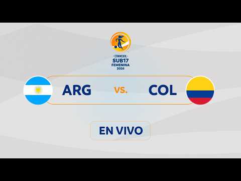 EN VIVO | ARGENTINA vs. COLOMBIA | CONMEBOL SUB17 FEMENINA 2026 — football video