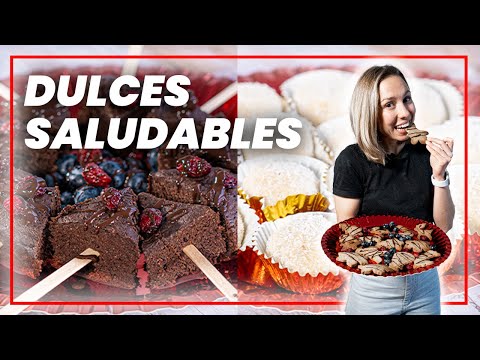 3 POSTRES NAVIDEÑOS saludables y fáciles de hacer | Receta paso a paso 🧁️👨‍🍳