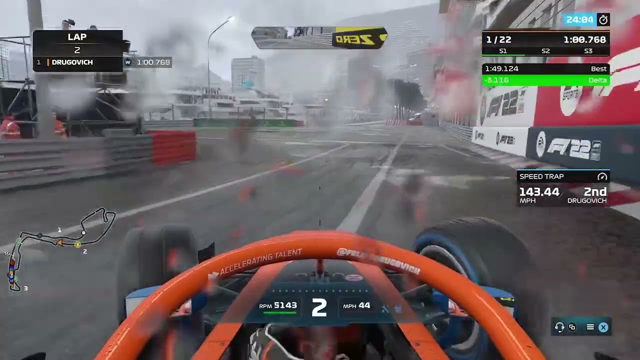 F1 22 Drift Lap Around Monaco!