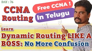 Free CCNA Telugu | Dynamic Routing Explained IN ONE GO: RIP, OSPF, EIGRP & BGP – in 50 Minutes!