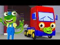 Baby Truck Wheels On The Bus Song Nursery Rhymes Kids Songs Gecko S Garage