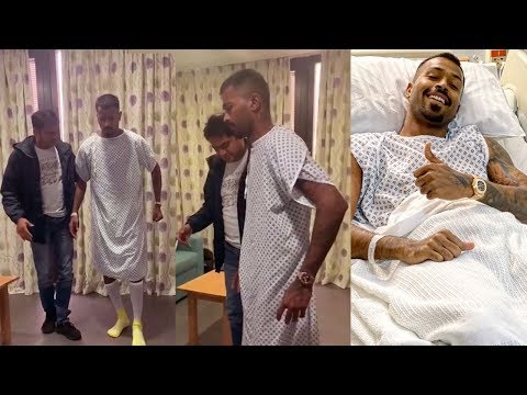 Hardik Pandya in DEEP PAIN after his BACK SURGERY in London. STRUGGLES To Walk