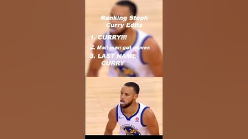 Ranking Top 3 Steph Curry Edits