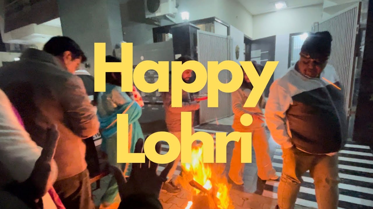 Dekho kaise ki humne lohri celebrate 🎉 