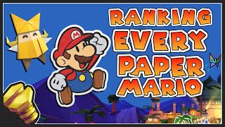 Ranking EVERY Paper Mario Game - The Golden Bolt