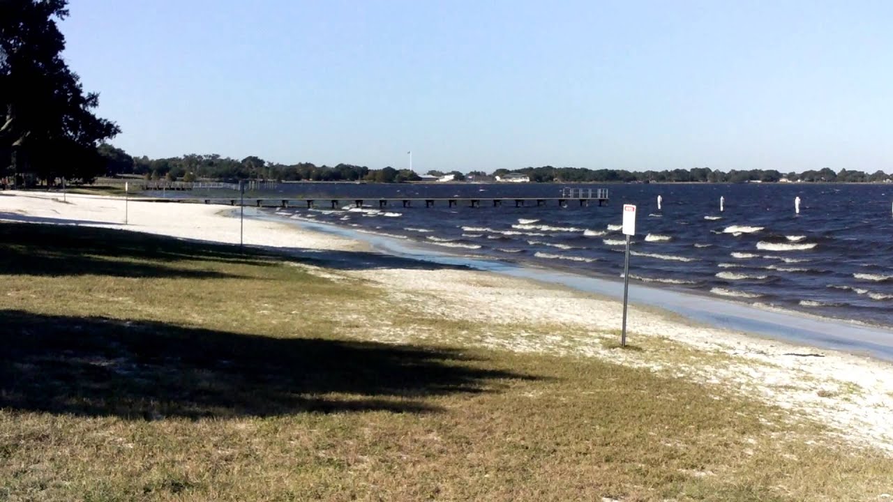 CLERMONT LAKE MINNEOLA WATERFRONT PARK WINDY 034 YouTube