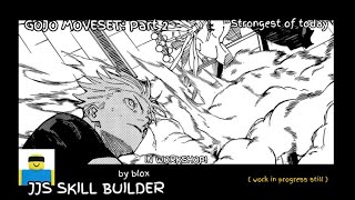 Accurate Gojo Moveset Jjs Skill Builder