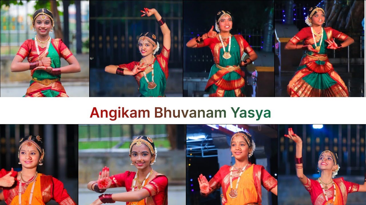 Angikam bhuvanam yasya  Bharatanatyam Dance KidsHD  Natyashastra Bharatanatyam Academy