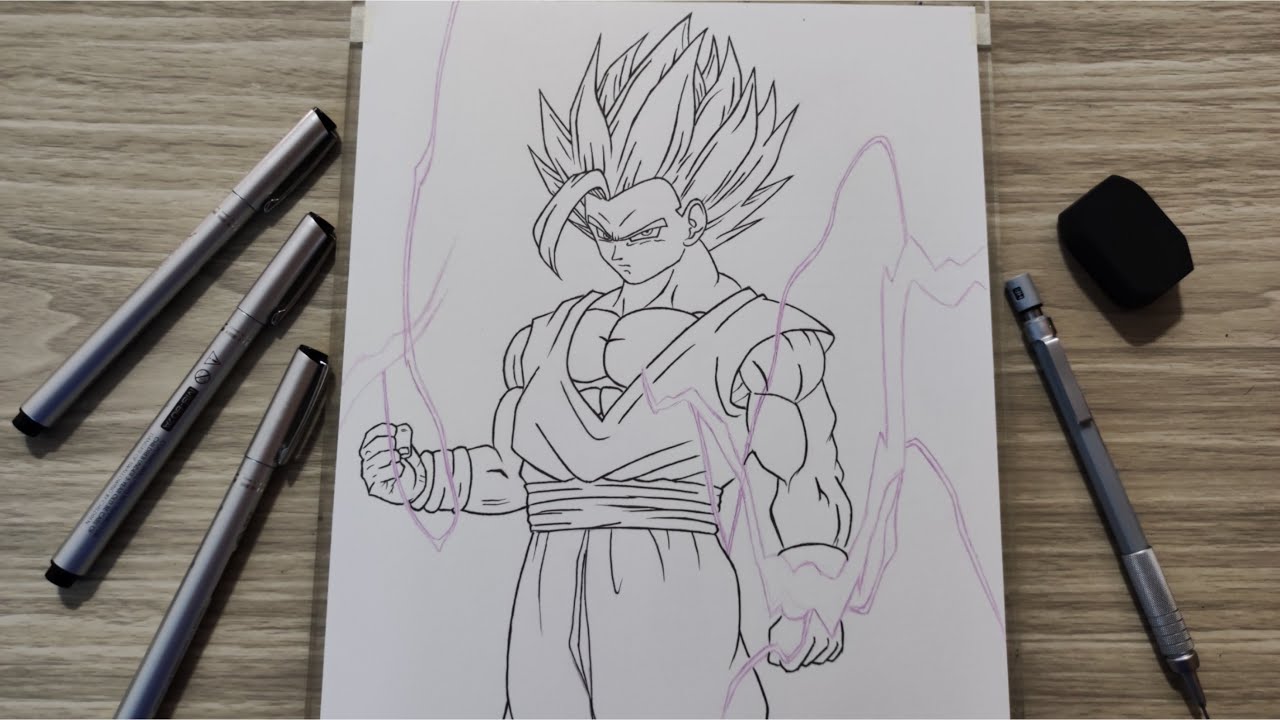 Line Art Gohan Beast | Dragon Ball Super: Super Hero | BER ART #79